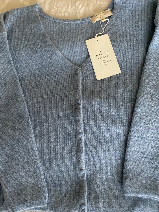 Sezane Sweaters - Sezane Barry 'Cloud Blue' NWT